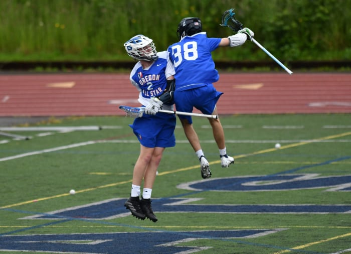 Oregon high school boys lacrosse 2022 all star game Taylor Balkom 40